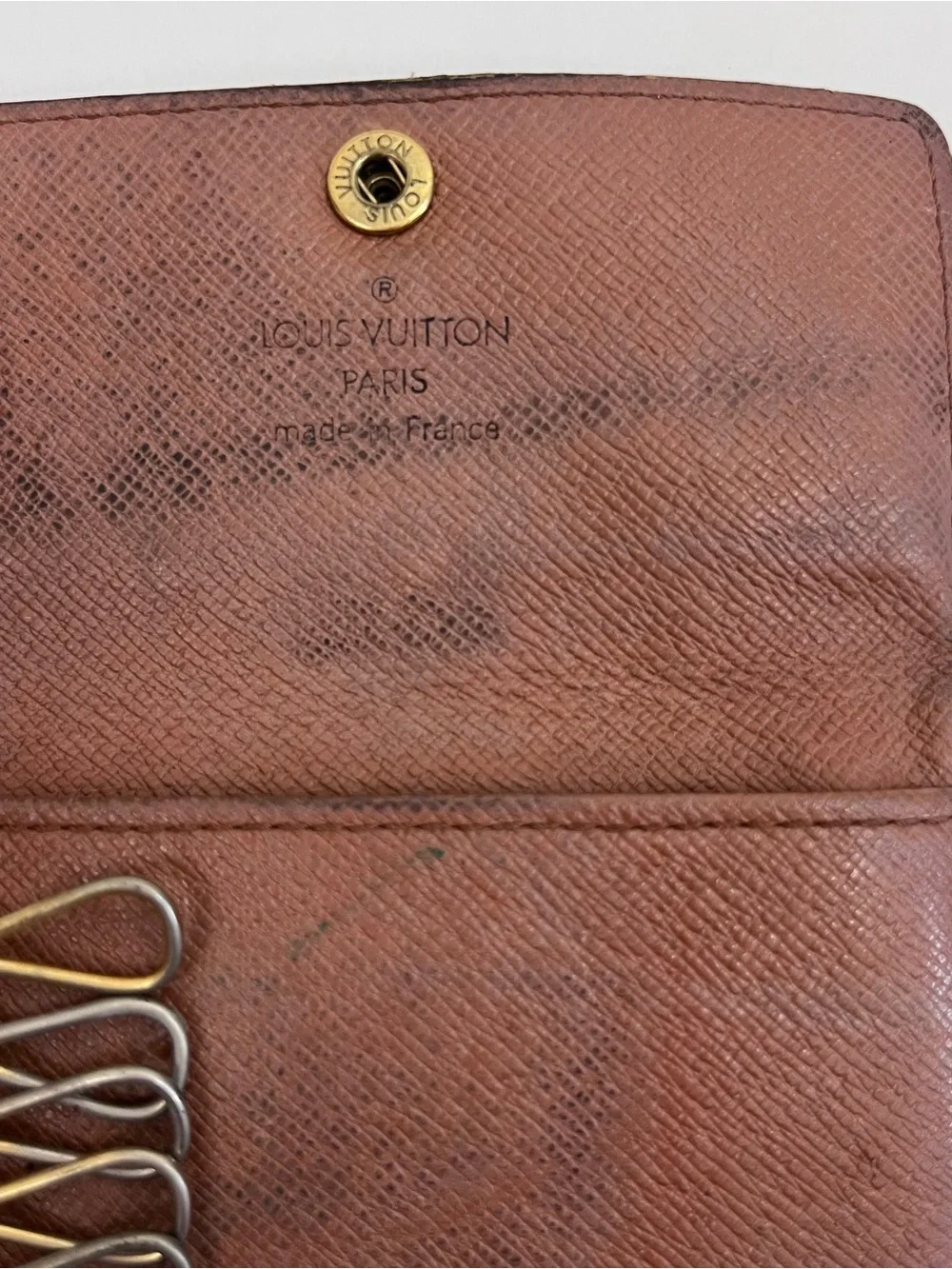 Louis Vuitton Monogram Multicles 6 Key Holder Key Case Wallet Brown Canvas LV